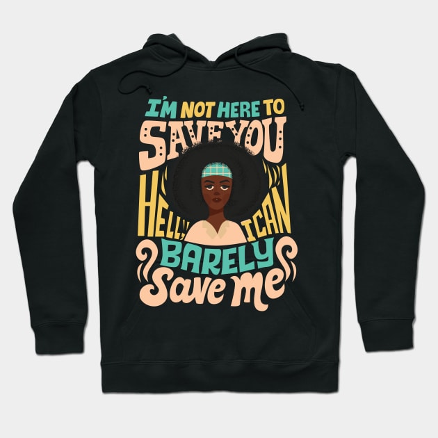 I can barely save me Hoodie by risarodil